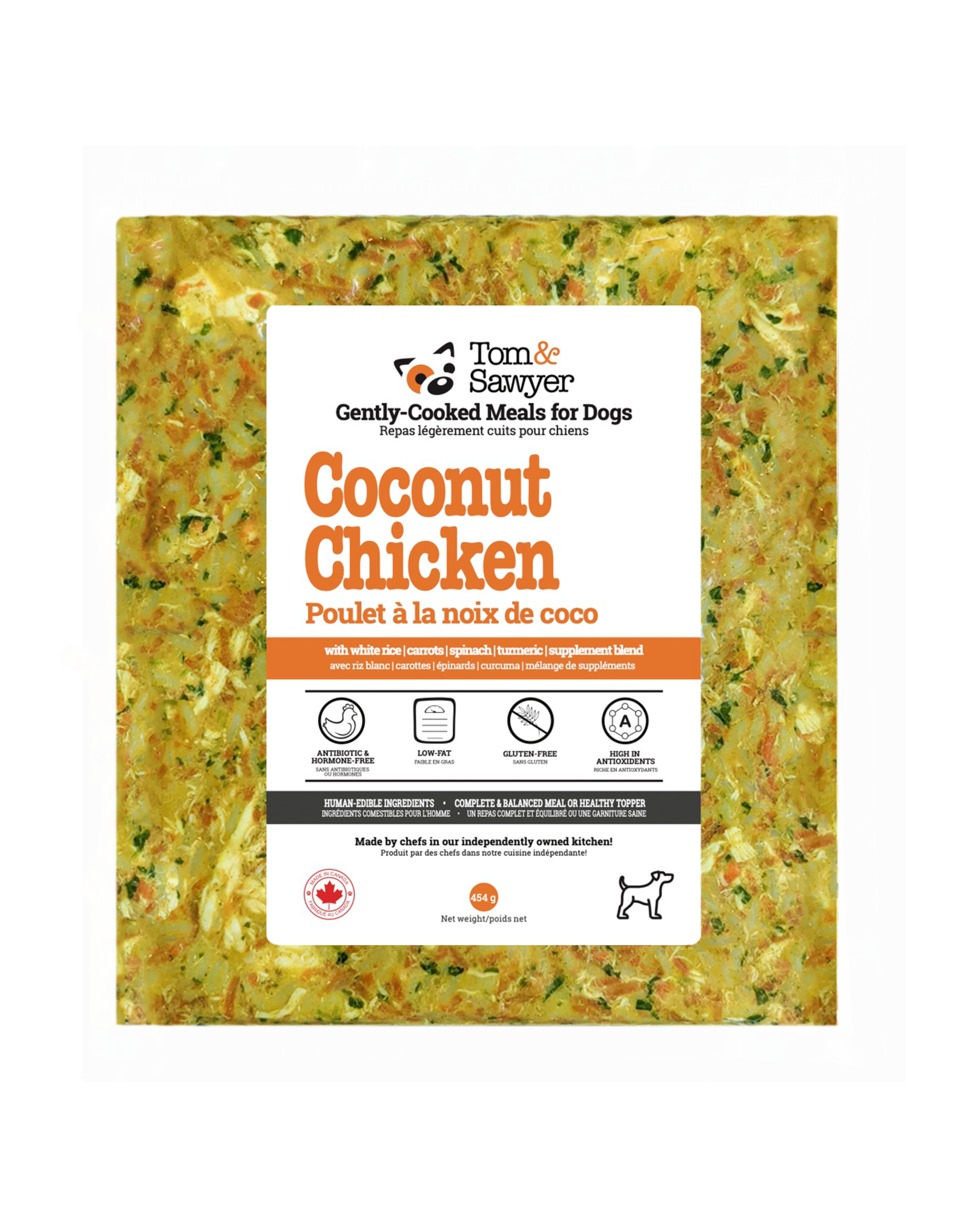 Tom & Sawyer Coconut Chicken 454GM