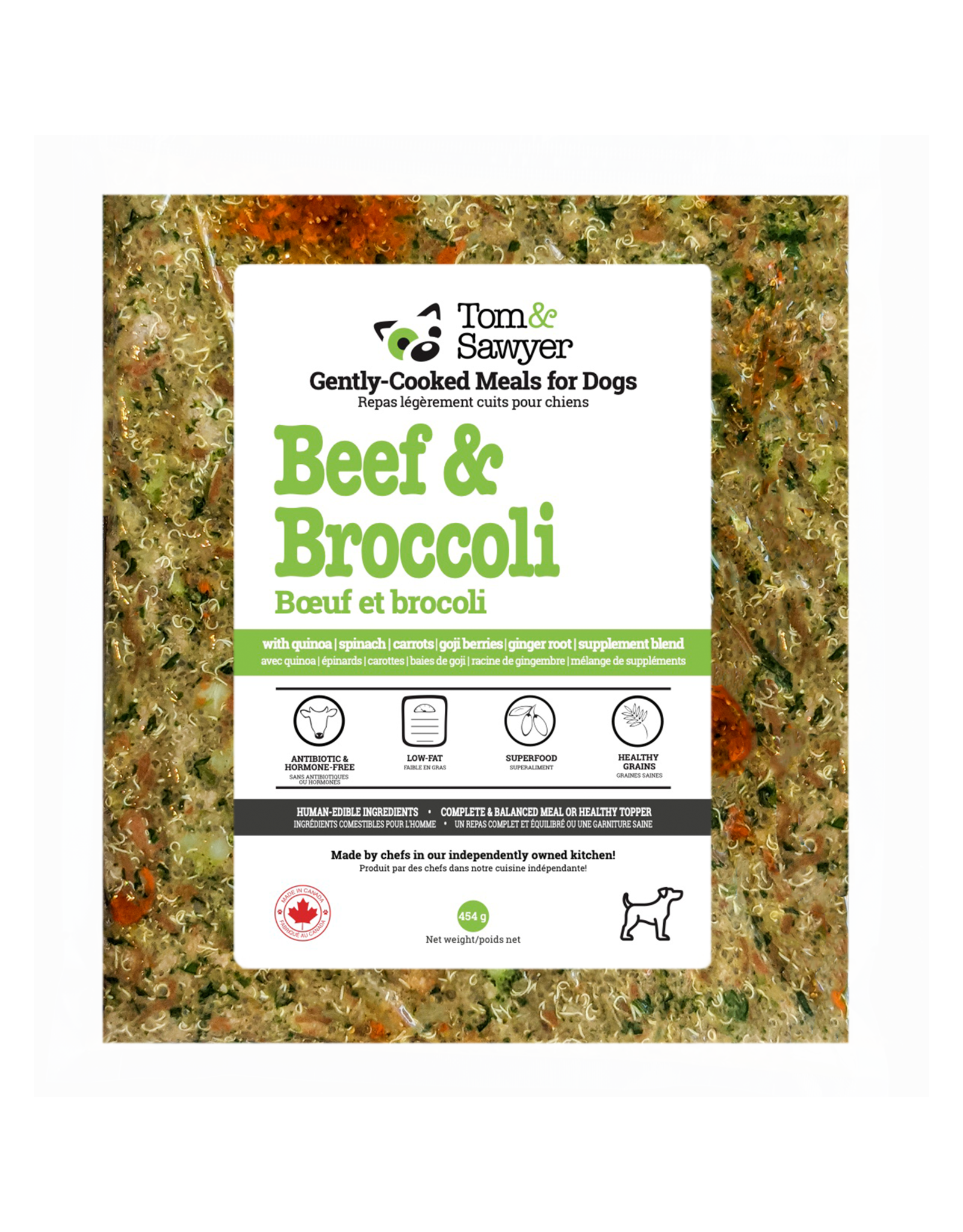 Tom & Sawyer Beef & Broccoli 454GM
