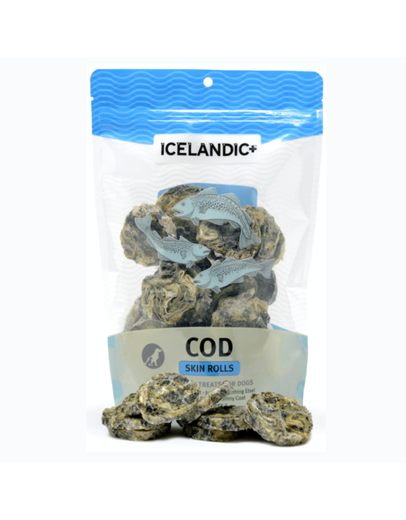 Icelandic+ Cod Skin Rolls 3 oz