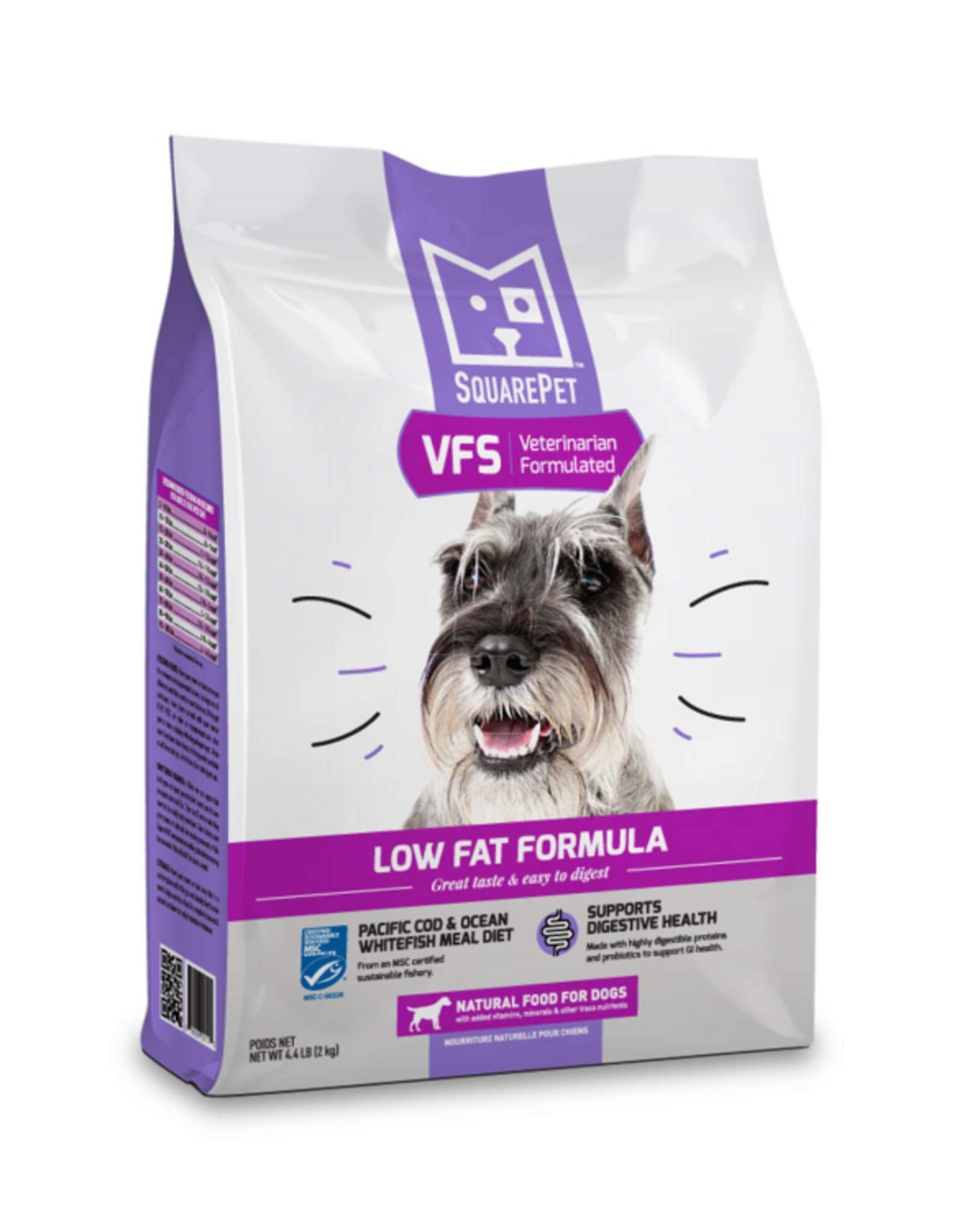 SquarePet Dog VFS Low Fat COD & WHITEFISH 2kg