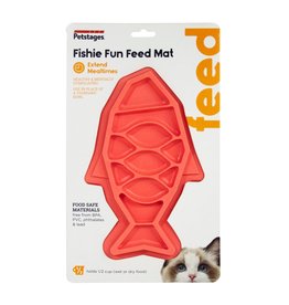 Petstages Fishie Fun Feed Mat Pink