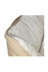 Tall Tails Bolster Bed Khaki MD 24x21x8