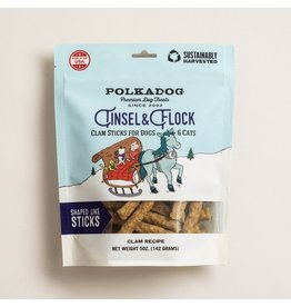 Polkadog Bakery Tinsel & Flock Pouch - Clam Sticks 5oz