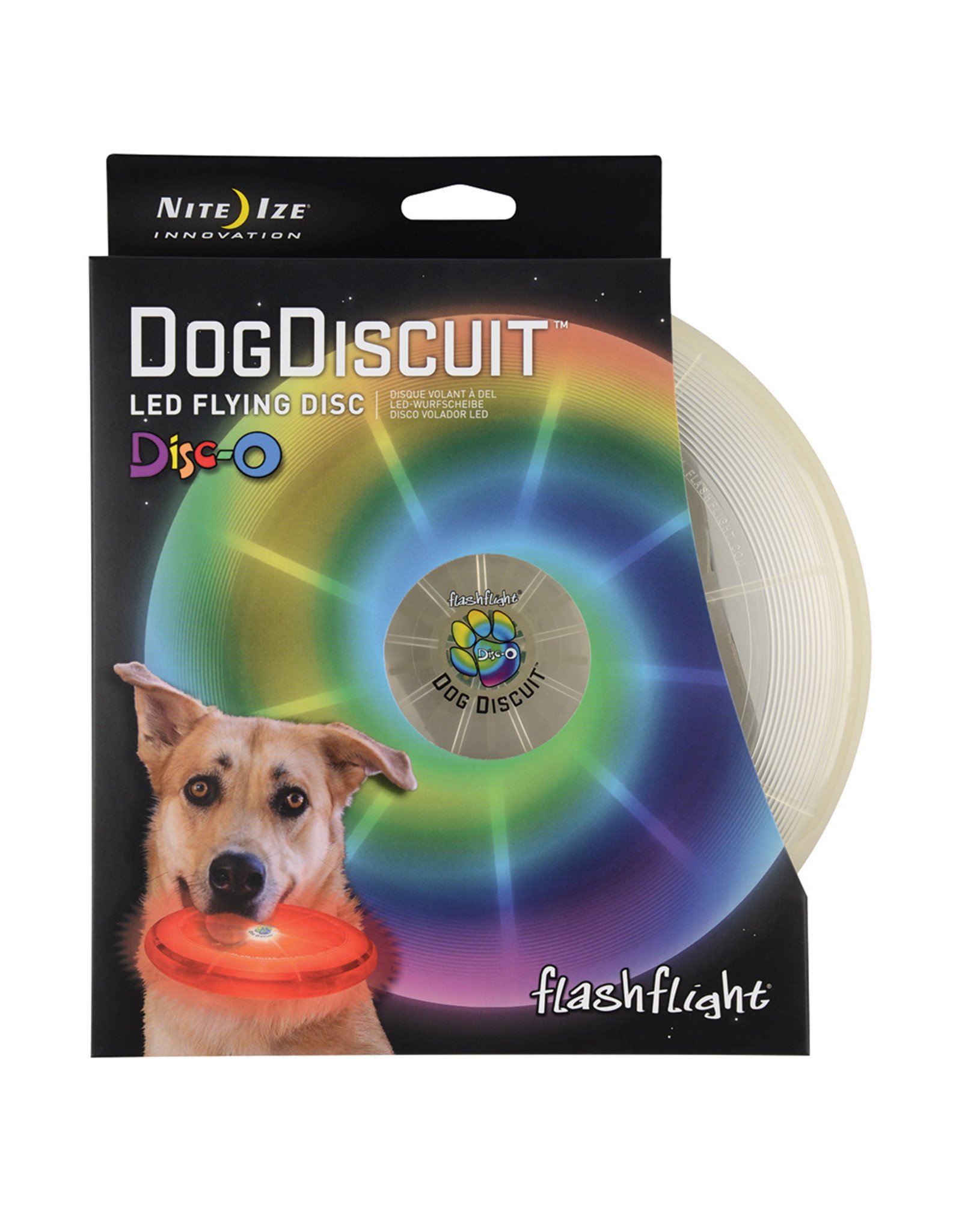 Nite Ize Flash Flight LED Dog Discuit Disc-O