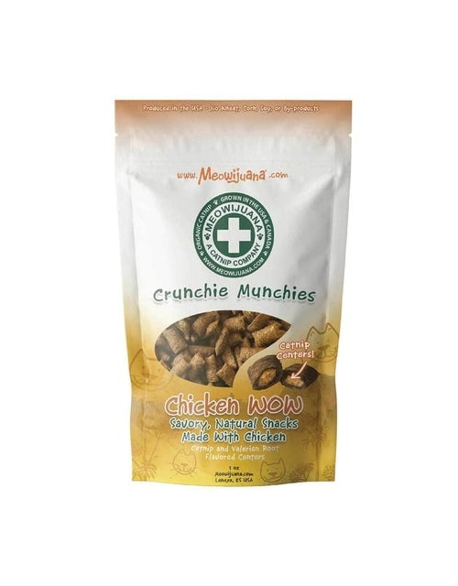 Meowijuana Crunchie Munchie Chicken Treat