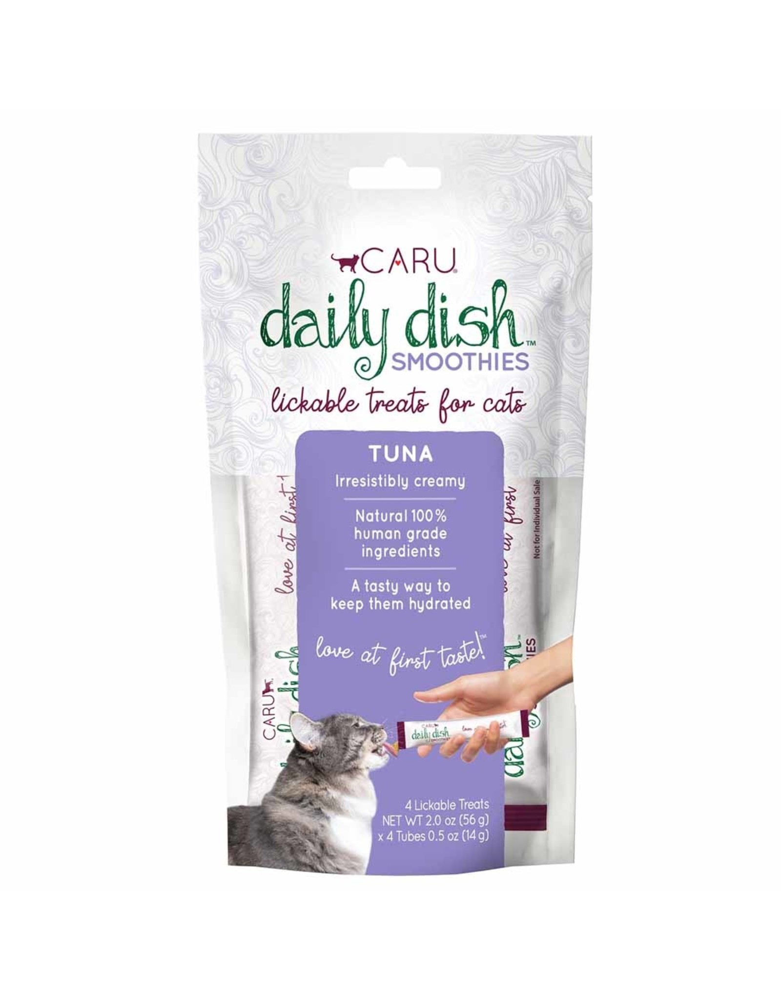 Caru Pet Food Daily Dish Smoothie Cat- Tuna 4pk