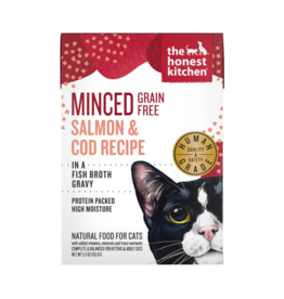 The Honest Kitchen Cat Minced Salmon & Cod in Fish Broth 5.5oz