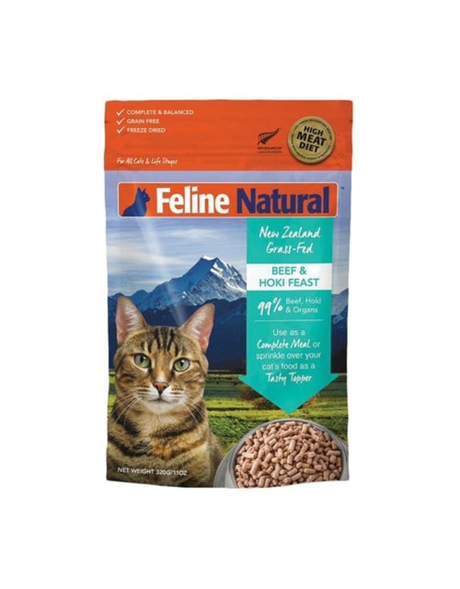 Feline Natural Beef & Hoki Freeze Dried 320g