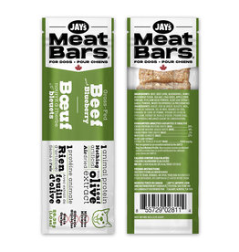 Jay's Meat Bars Beef & Blueberry 28.35gm