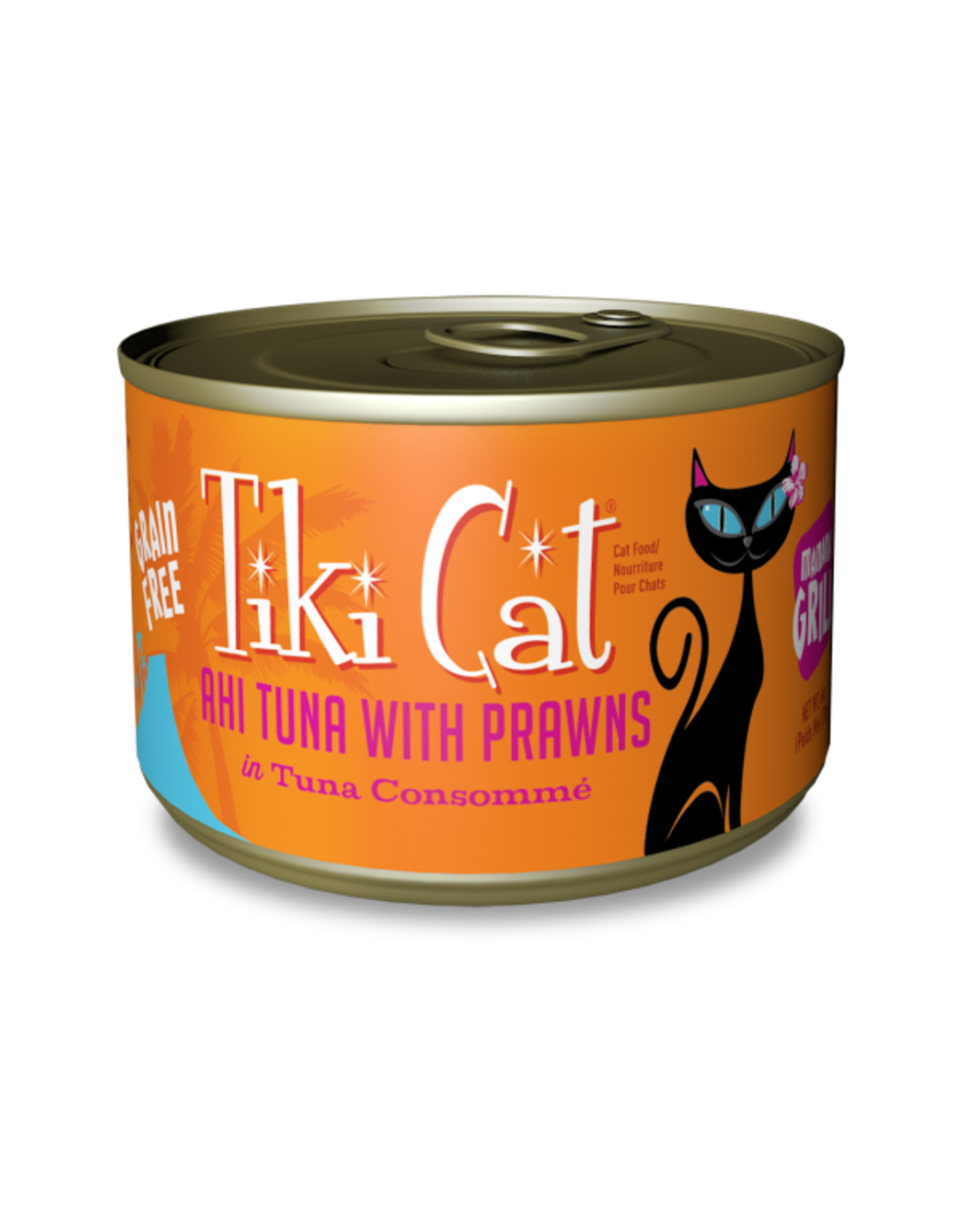 TikiCat Hawaiian Grill GF Manana Ahi Tuna/Prawns 6 oz
