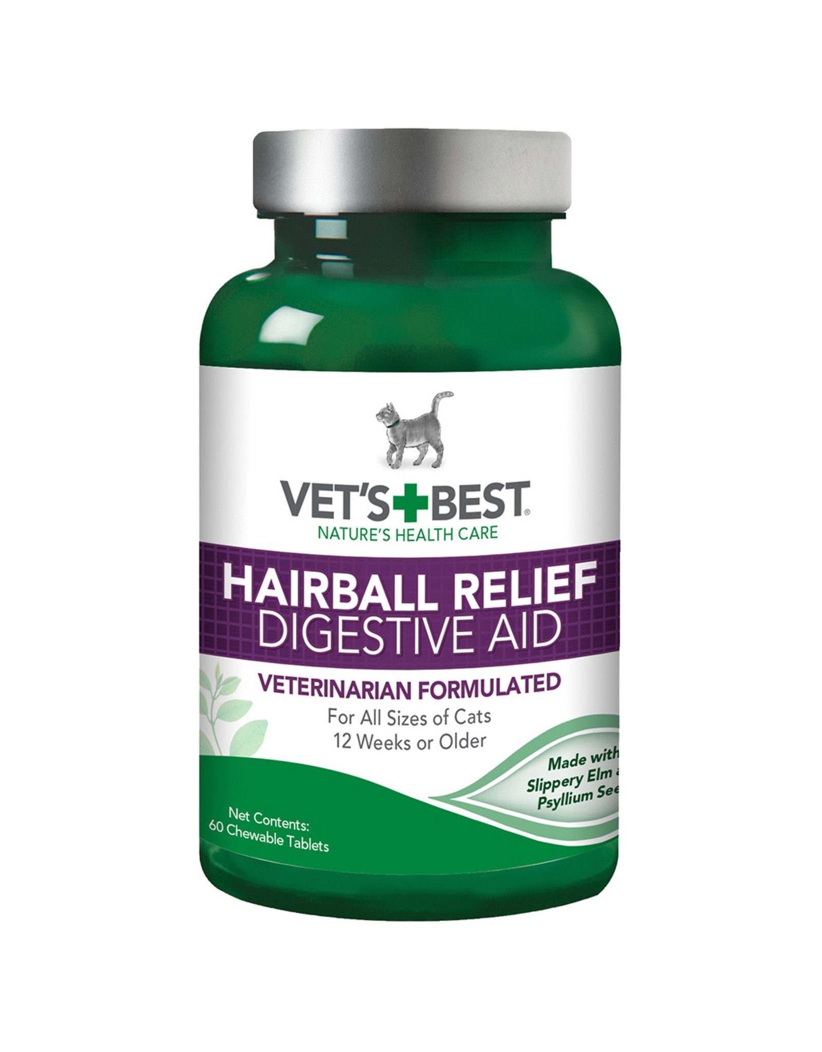 Vets Best Cat Hairball Relief Tabs 60pk