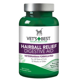 Vets Best Cat Hairball Relief Tabs 60pk