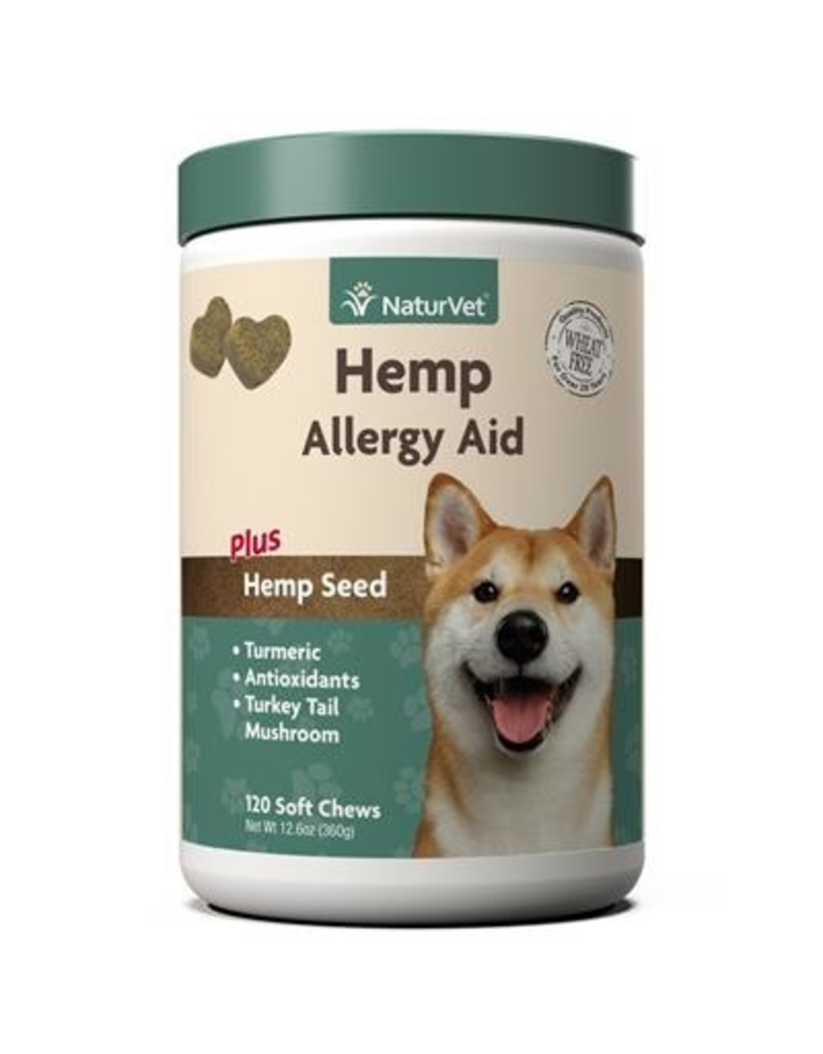 NaturVet Soft Chew Hemp Allergy Aid 120ct