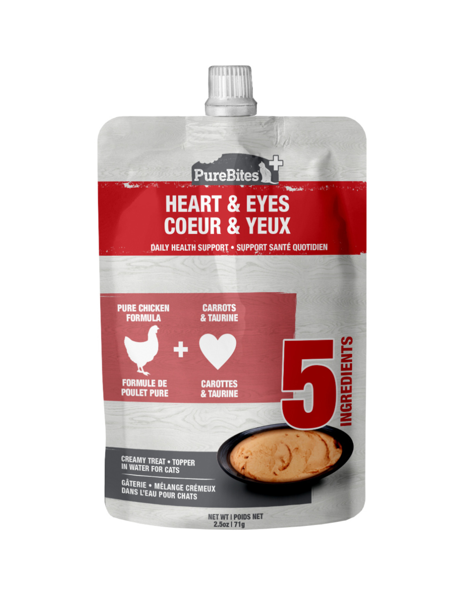 Pure Bites Squeezables Heart & Eyes 71GM | Cat