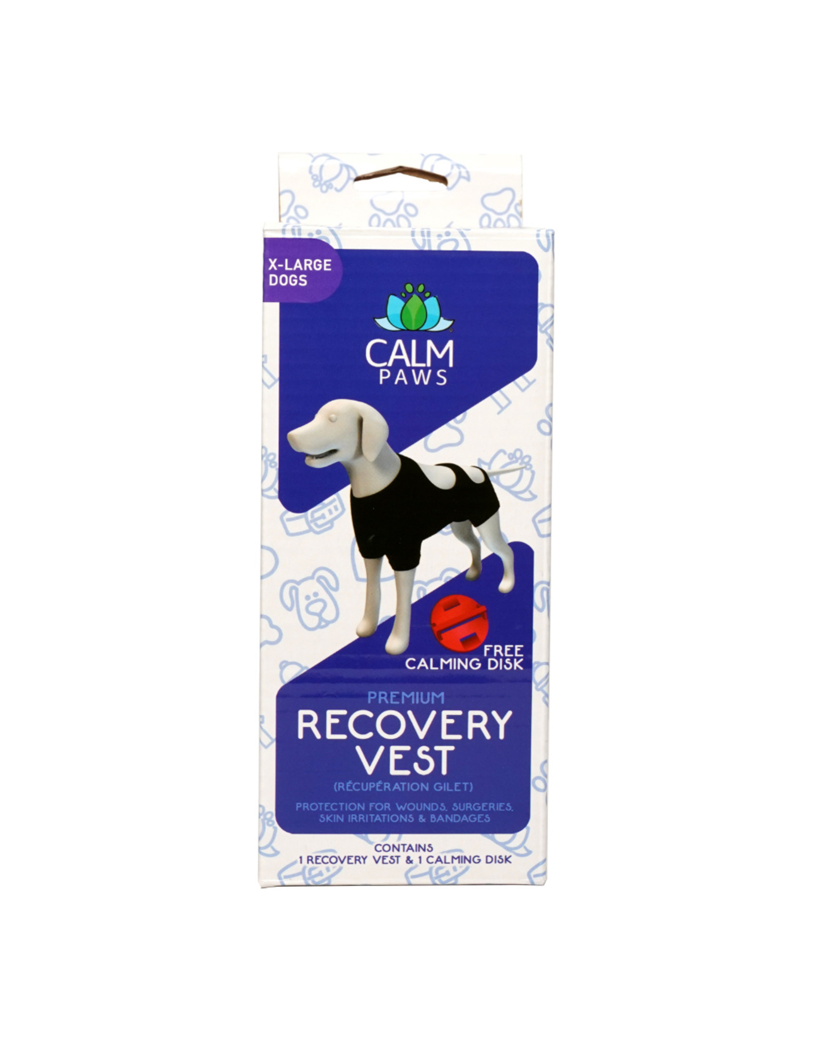 Calm Paws Calming Recovery Vest w/ Calming Disc