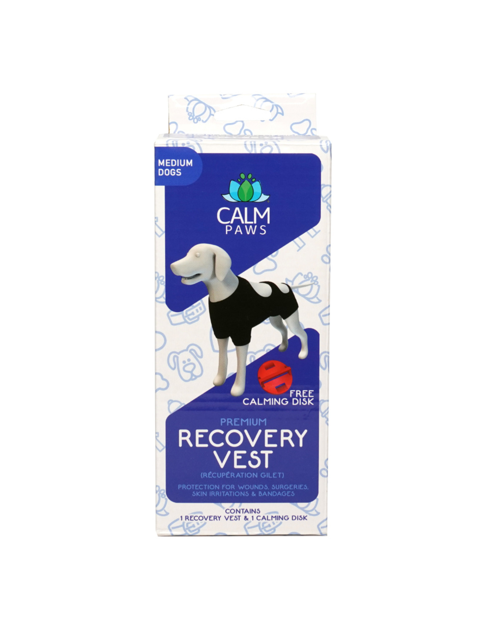 Calm Paws Calming Recovery Vest w/ Calming Disc