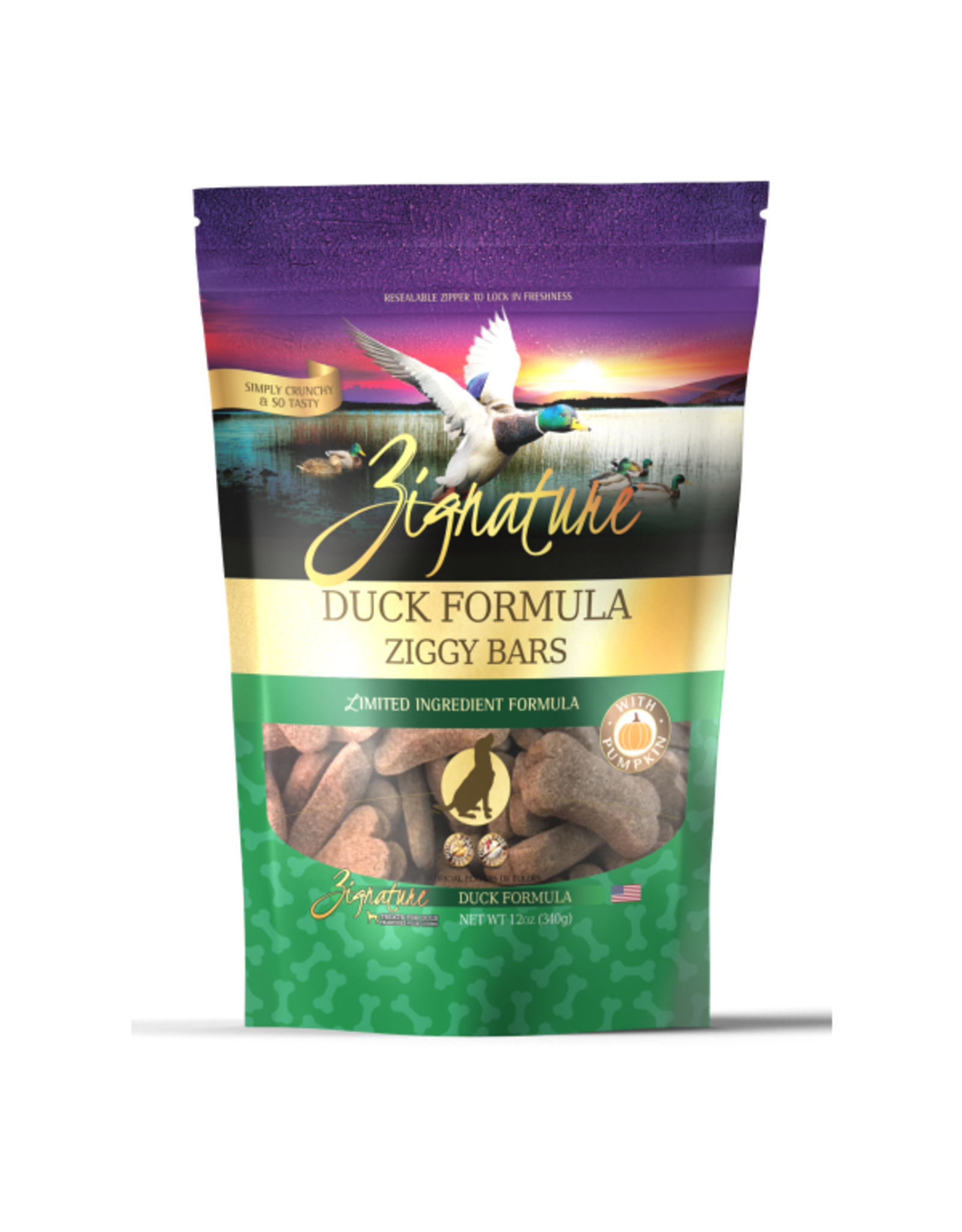 Zignature Dog Ziggy Bars LID Dog Treats