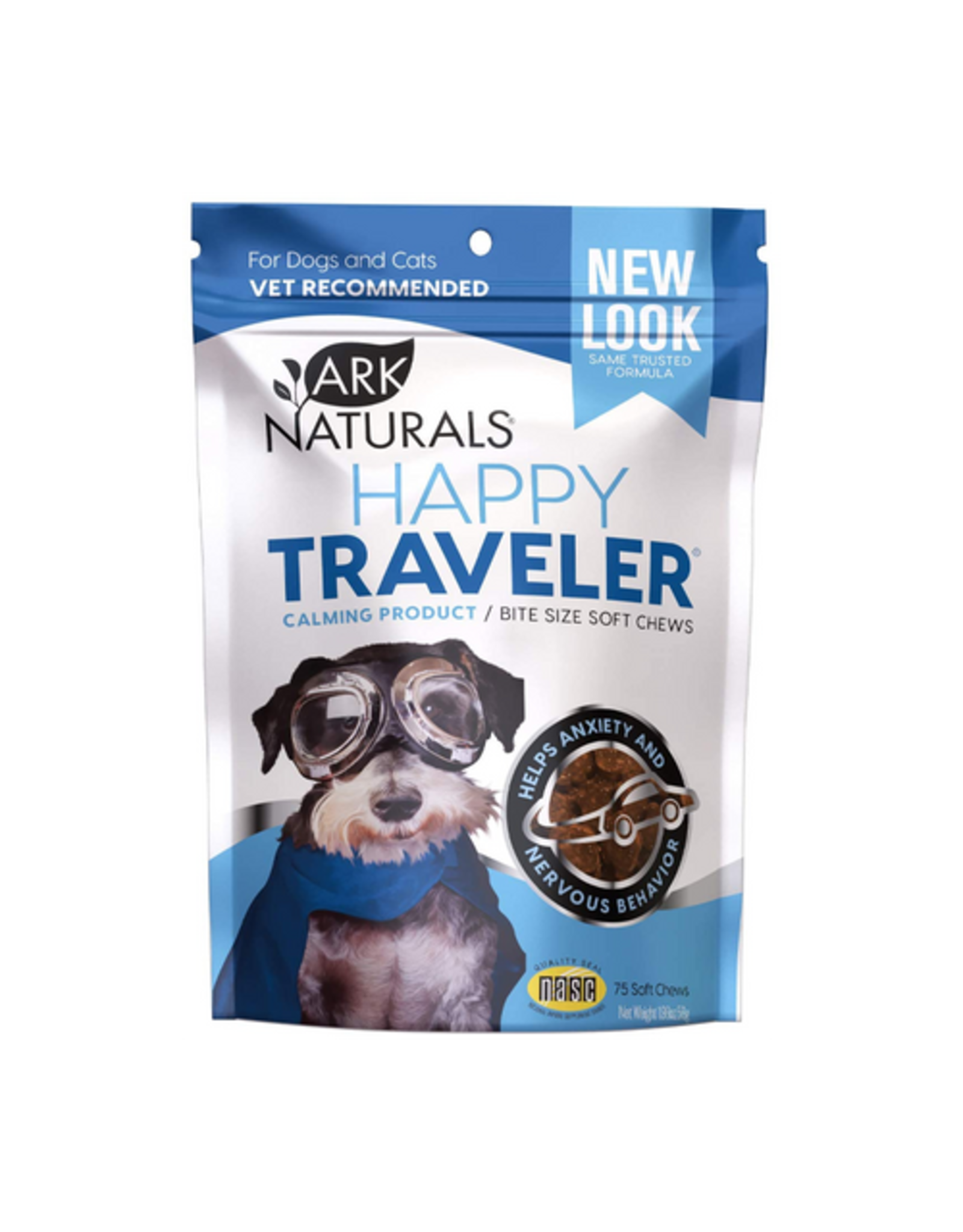 Ark Naturals Happy Traveler - Soft Chew (Pet Calmer) - 70 Ct