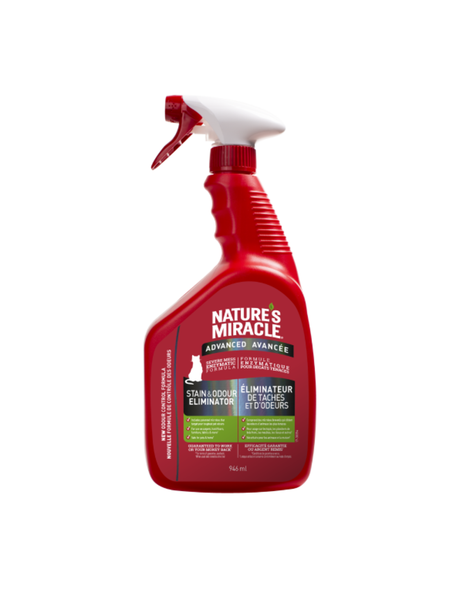 Natures Miracle Cat Advanced Stain & Odour Remover Spray 946 mL