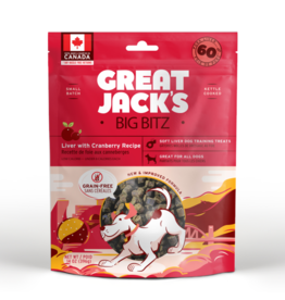 Canadian Jerky Co. Ltd Great Jack's Dog Treats GF Liver & Cranberry