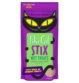 TikiCat Stix Wet Treats GF Duck in Gravy 3 oz