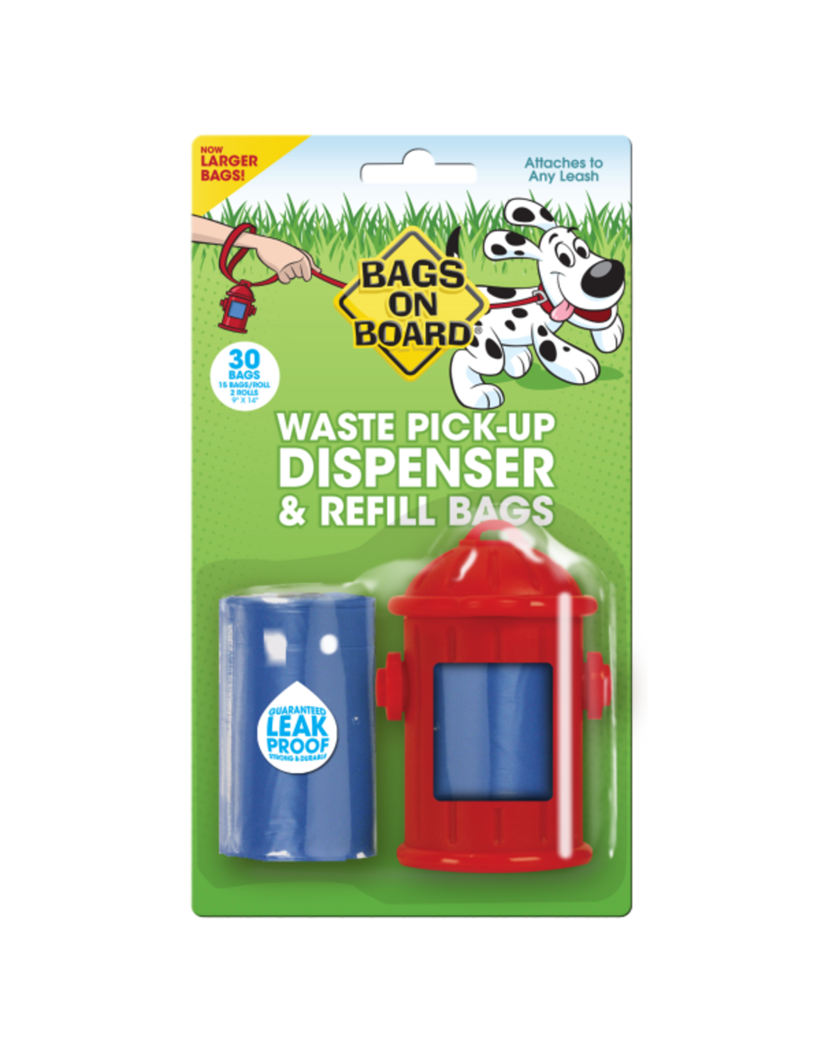 Bags on Board Hydrant Dispenser Red 30 bags