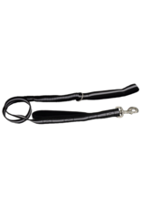 Coastal Pet Products Double Handle Bungee Leash 4' Black/Grey