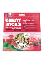 Canadian Jerky Co. Ltd Great Jack's Dog Treats FD Raw Beef Liver