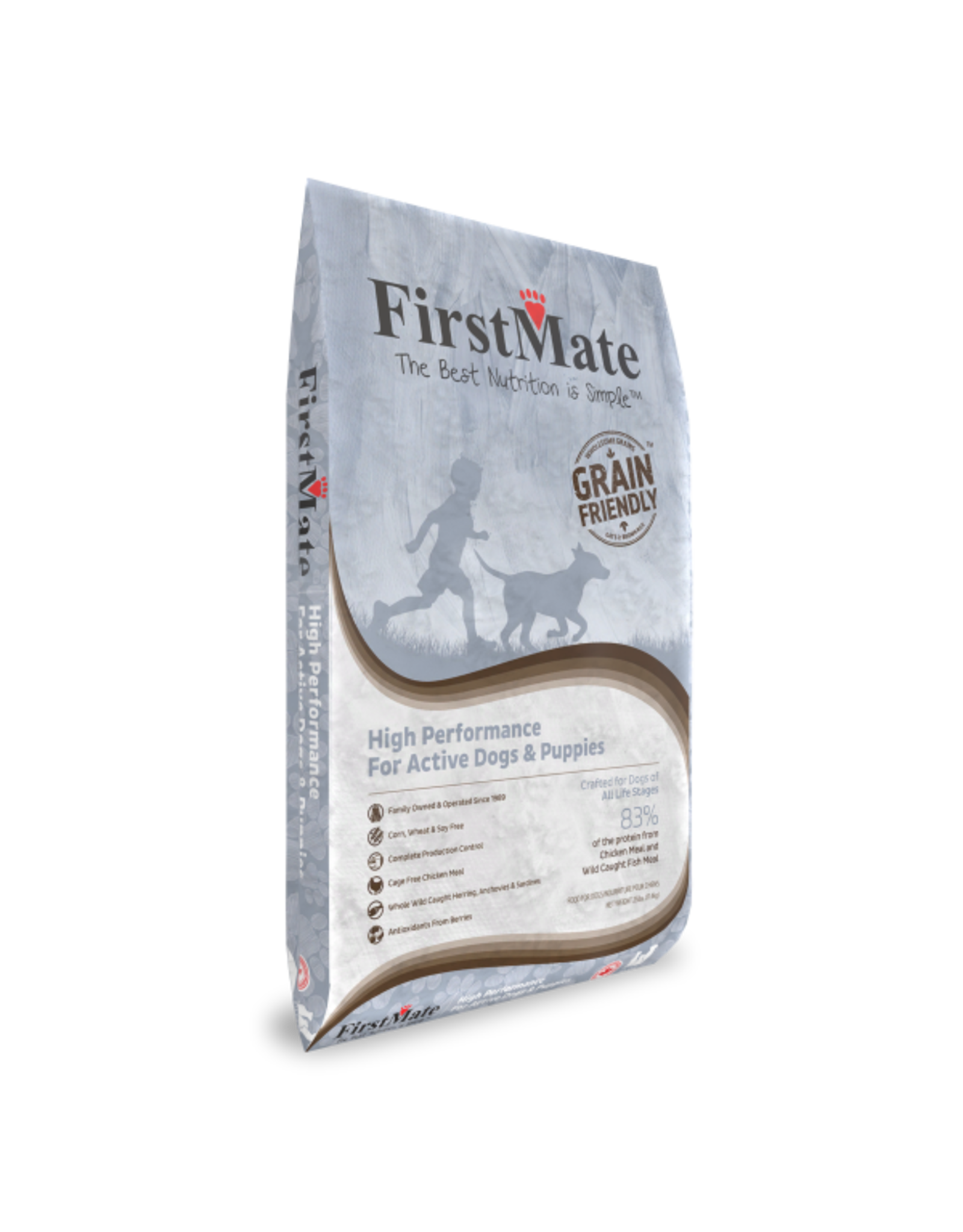 FirstMate Dog GFriendly High Performance for Dogs & Puppies 25 lb