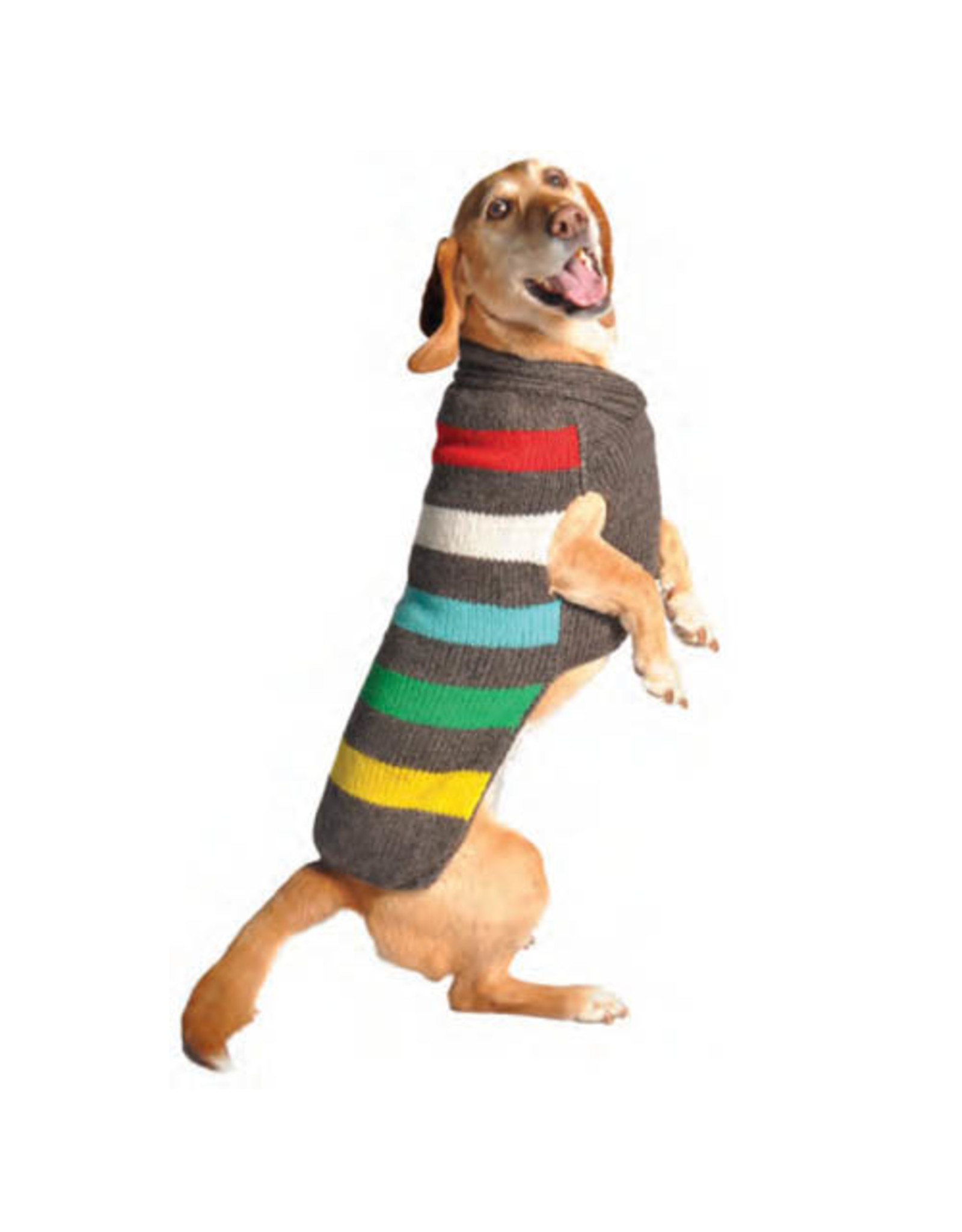 ChillyDog Classic Charcoal Stripe Sweater- Grey