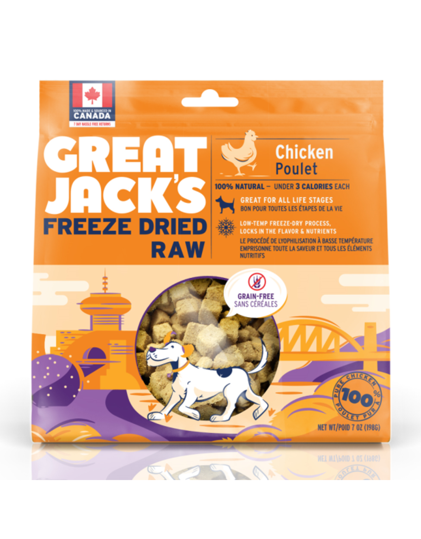 Canadian Jerky Co. Ltd Great Jack's Dog Treats FD Raw Chicken