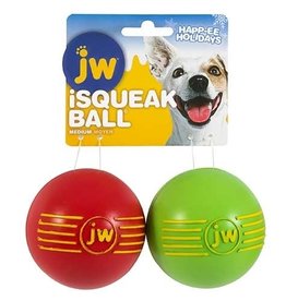 JW Pets iSqueak Holiday Ball 2pk