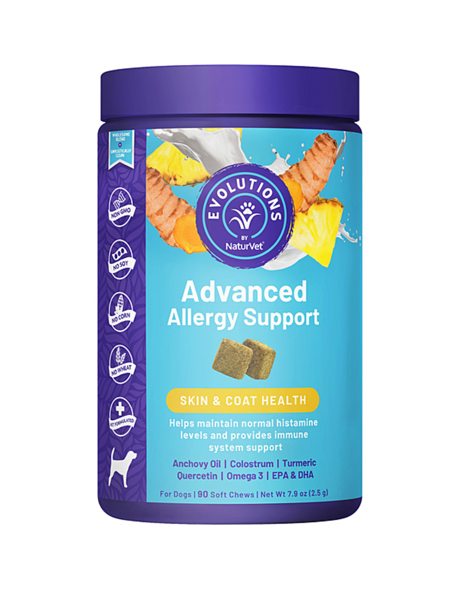 NaturVet Advanced Allergy Soft Chews 90CT