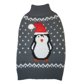Spot - Ethical Pet Products Penguin Sweater Gray