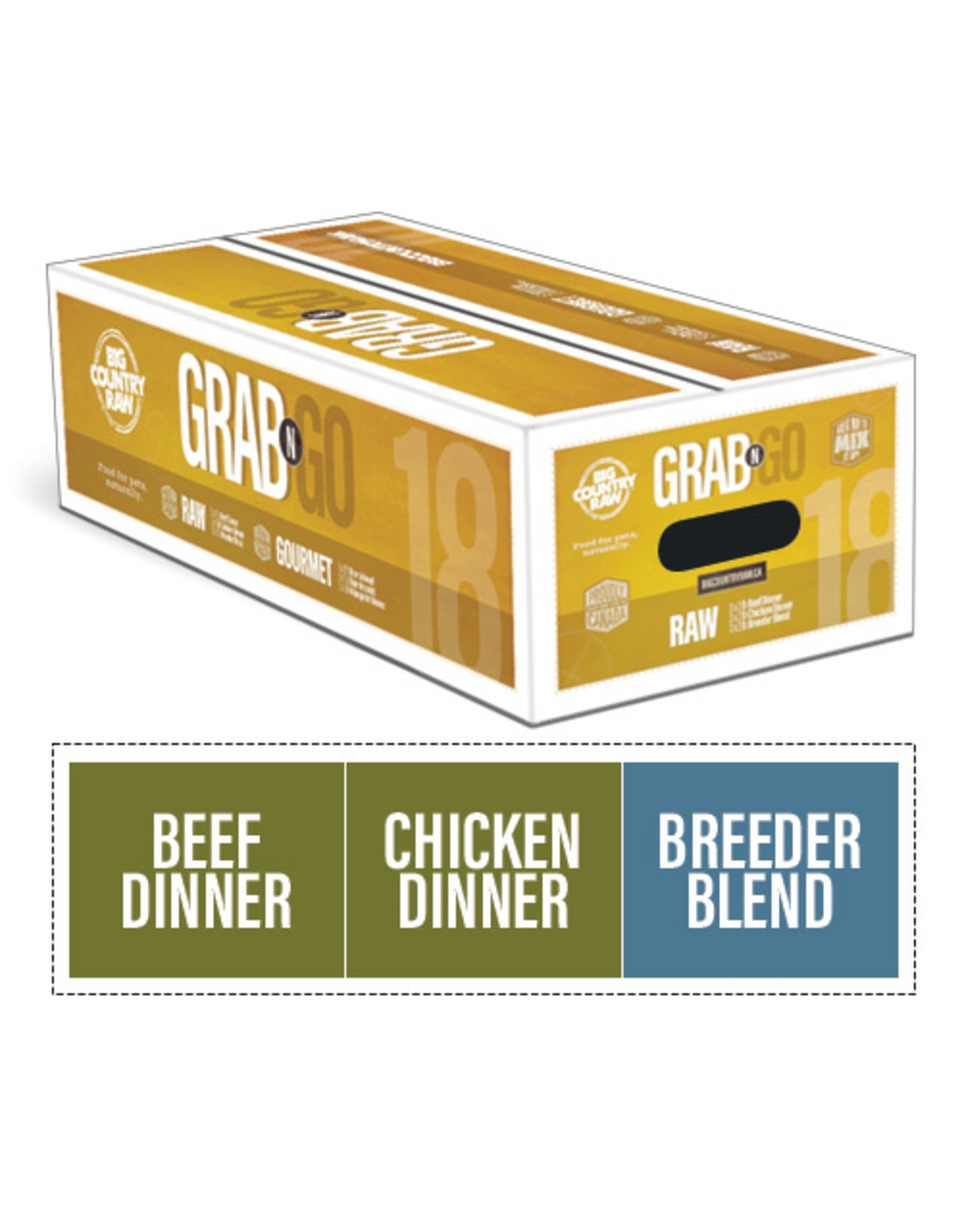 Big Country Raw Grab N Go Raw Deal 18