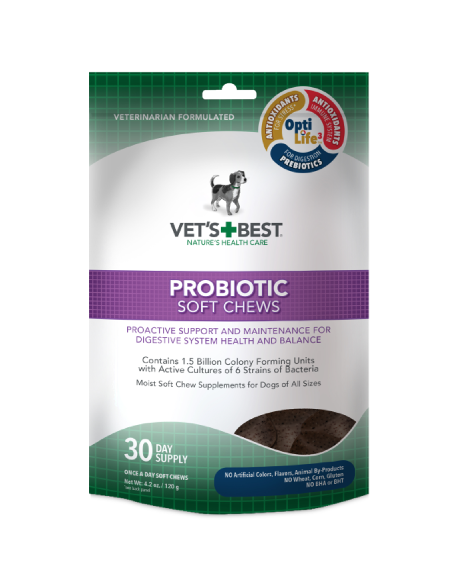 Vets Best Probiotic Soft Chews 120g