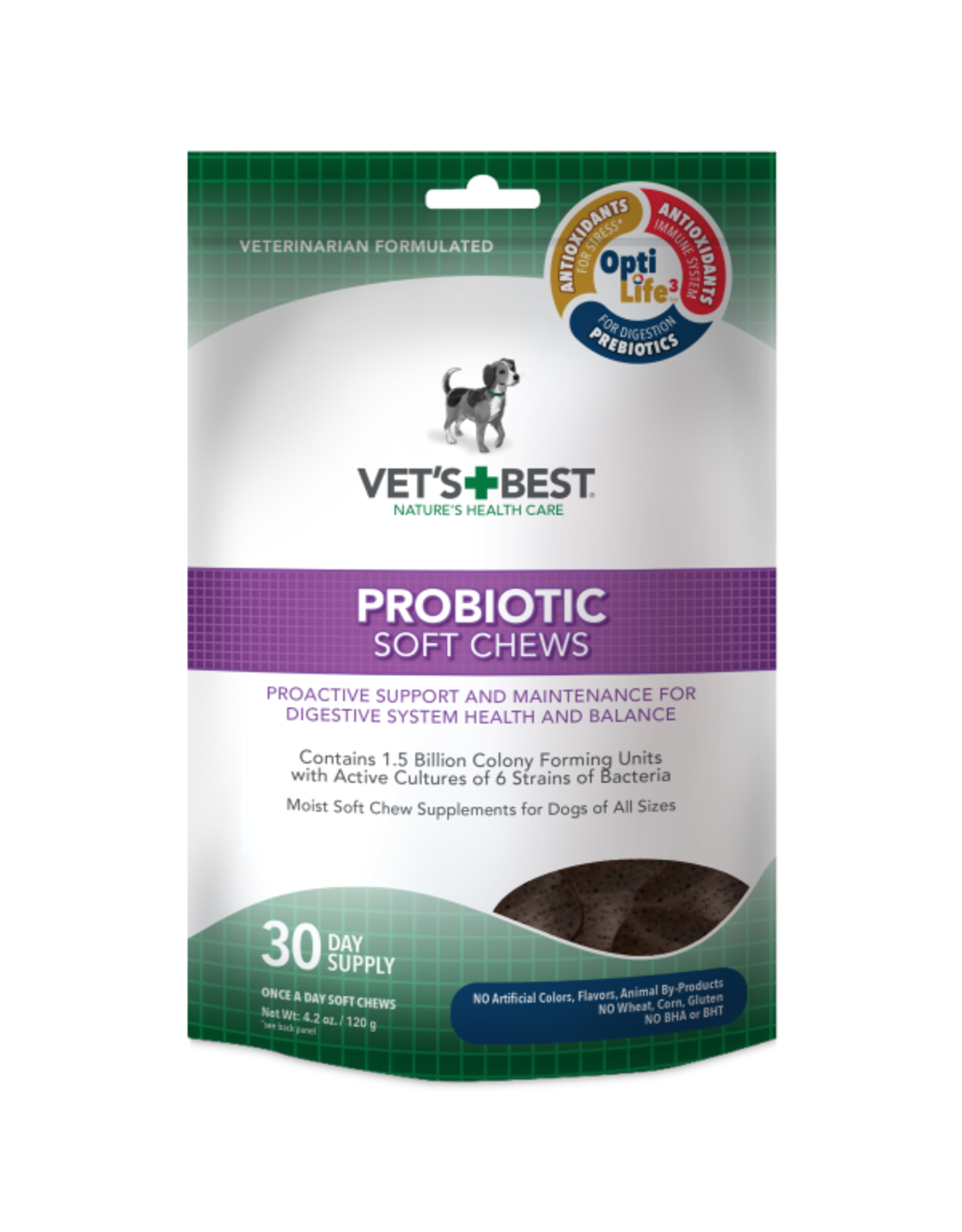 Vets Best Probiotic Soft Chews 30ct