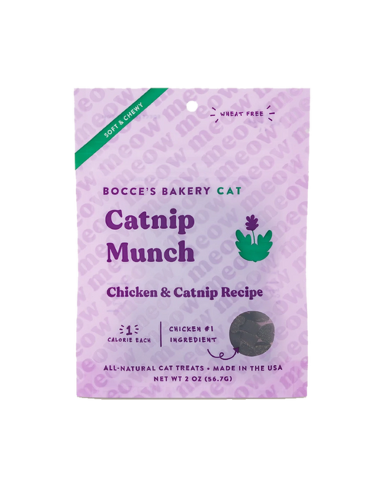 Bocce's Bakery Catnip Munch 2oz. Cat Treats