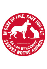 Enviro Fresh Safety Sticker "Save My Pet"