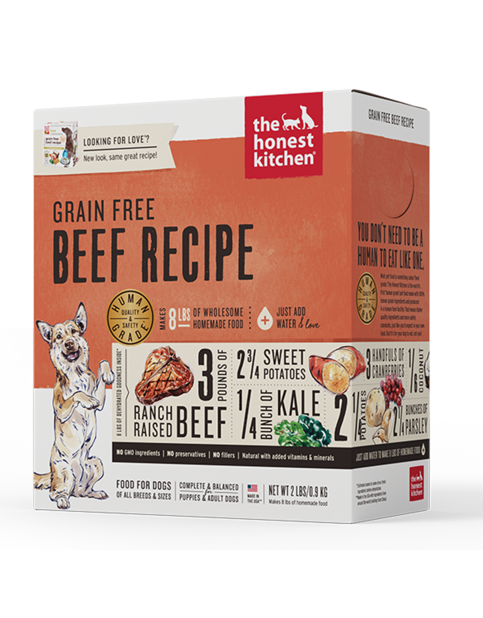 The Honest Kitchen Dog Dehydrated GF Beef 2 lb