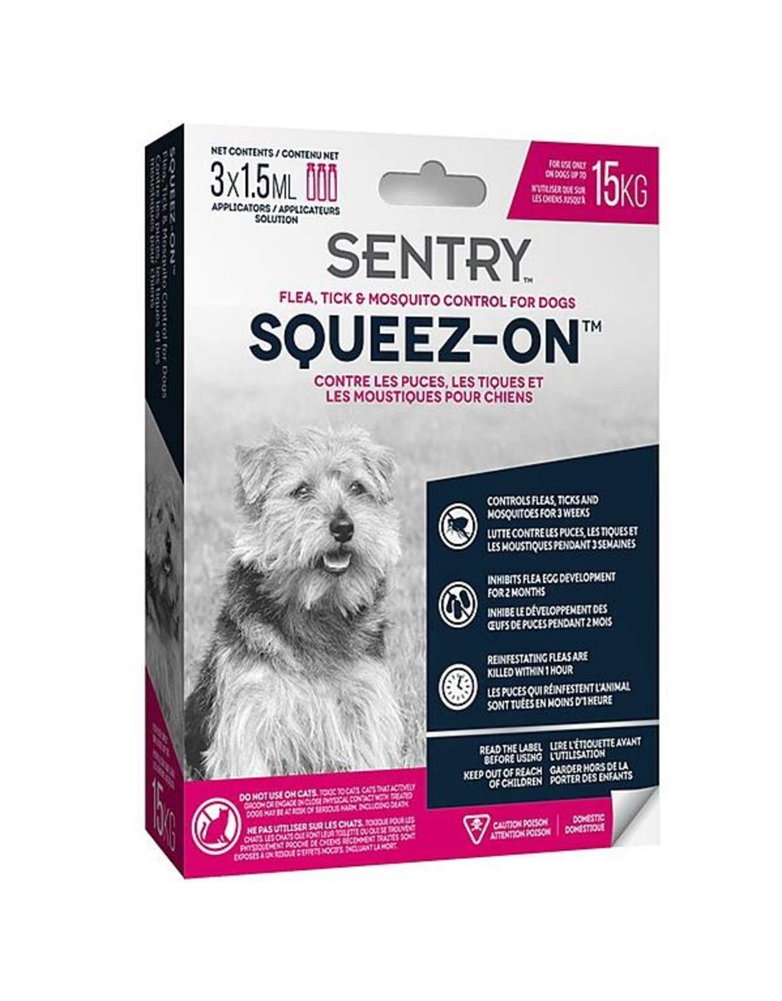 Sentry Squeez-On Flea, Tick, Mosquito