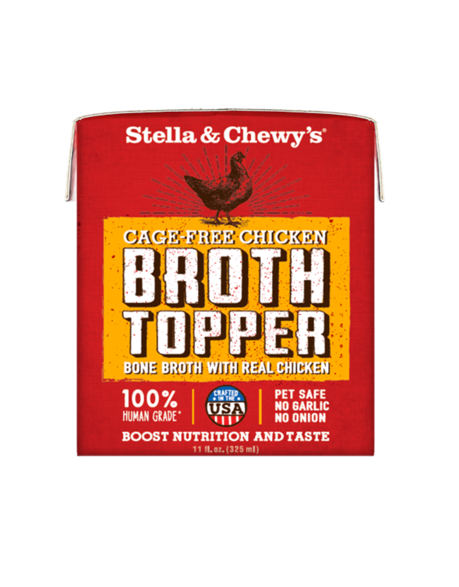 Stella & Chewy's Dog Broth Topper Cage-Free Chicken 11 oz