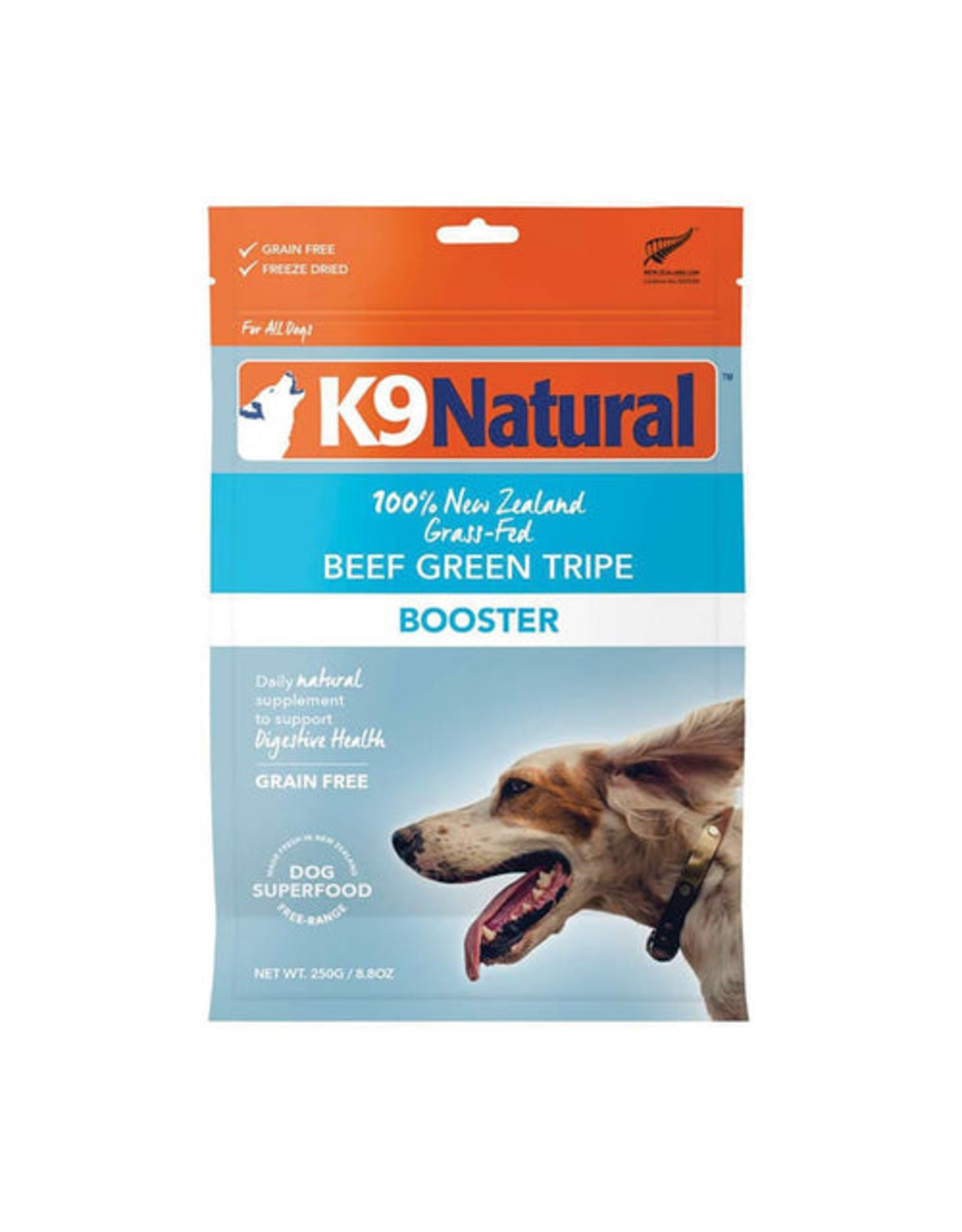 K9 Natural Beef Green Tripe Raw freeze Dried Booster 250g