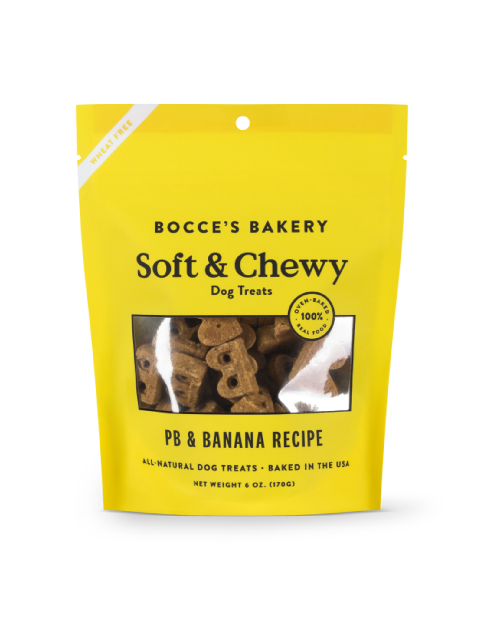 Bocce's Bakery Dog Soft & Chewy PB & Banana 6 oz