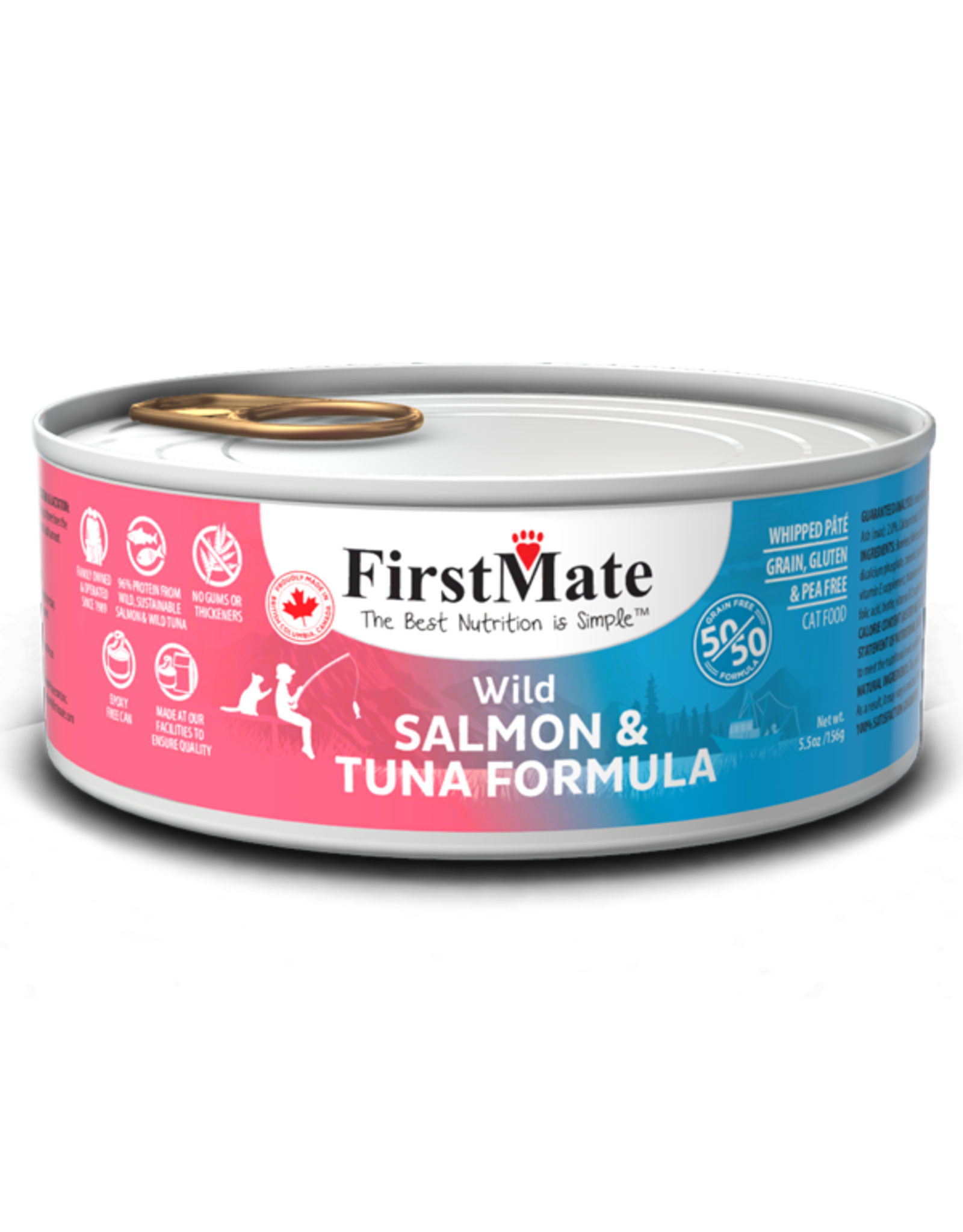 FirstMate Cat GF Wild Salmon & Tuna 5.5 oz