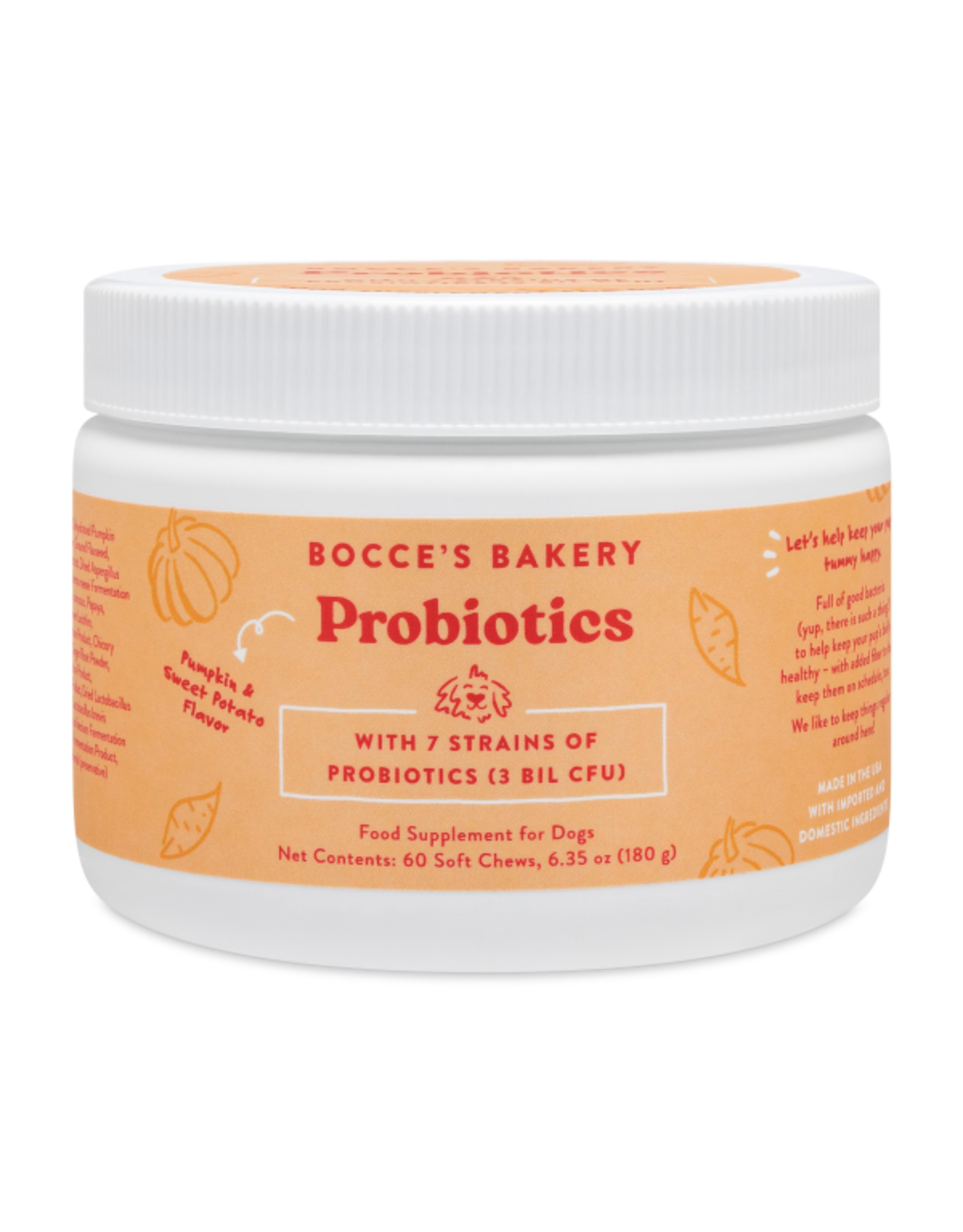 Bocce's Bakery Dog Supplement - Probiotics 6.35oz