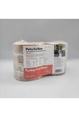 Pets Go Raw Turkey Full Meal 8 x 1/2lb Patties
