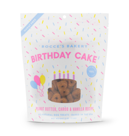 Bocce's Bakery Dog Crunchy Biscuits Birthday Cake 5oz