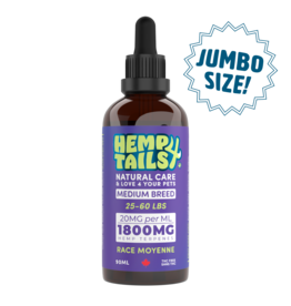 Hemp4Tails JUMBO Medium Breed - 90ml - 1800MG