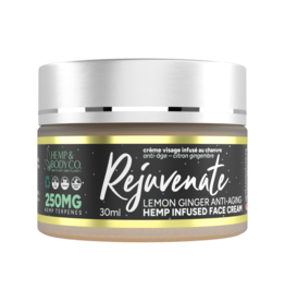 Hemp & Body Co. Rejuvenate Anti-Aging Face Cream Lemon Ginger